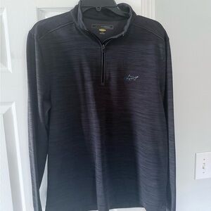 Greg Norman Collection Charcoal Quarter-Zip Pullover